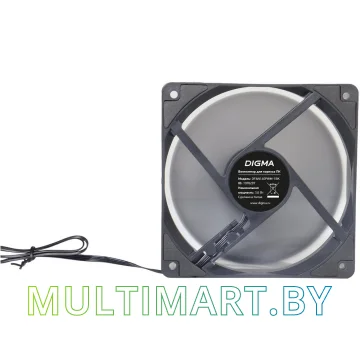 Вентилятор для корпуса Digma DFAN140PWM-1BK картинка 3